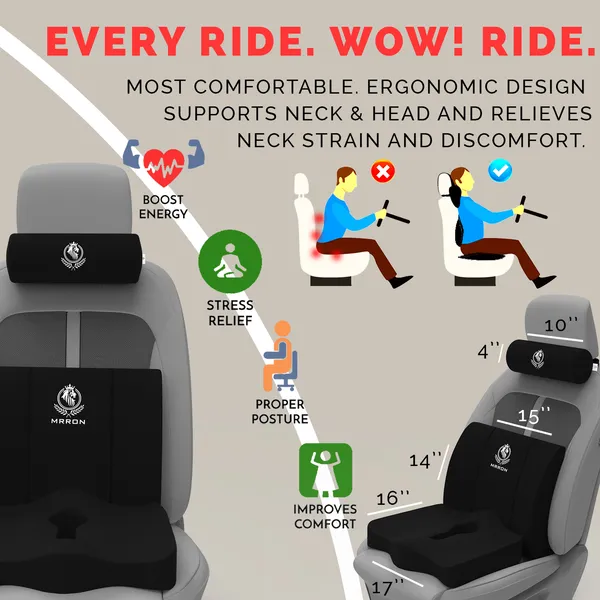 MRRON_Celia_Neck_rest__Lumber_Back_Support_or_Coccxy_Orthopaedic_Cushion_for_Long_Sitting_Universal_fit_with_Ergonomic_Design_Made_by_High_Density_Memory_Foam_Used_for_Car_or_Office_Chairs.