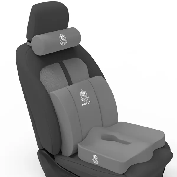 MRRON_Celia_Neck_rest__lumber_Back_Support_or_Coccxy_Orthopaedic_Cushion_for_Long_Sitting_Universal_fit_with_Ergonomic_Design_Made_by_High_Density_Memory_Foam_Used_for_Car_or_Office_Chairs.
