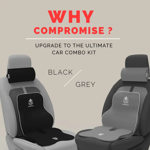 MRRON_Memory_Foam_Car_Seat_Cushion_Combo_–_Backrest,_Seat_Cushion_&_Neckrest_for_Tailbone,_Sciatica_&_Back_Pain_Relief_–_Orthopedic_Support_for_Driving,_Office_Chair.