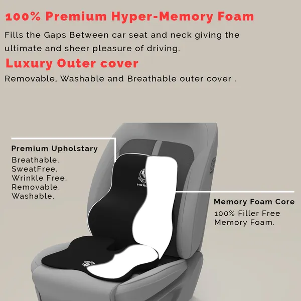 MRRON_Memory_Foam_Car_Seat_Cushion_Combo_–_Backrest,_Seat_Cushion_&_Neckrest_for_Tailbone,_Sciatica_&_Back_Pain_Relief_–_Orthopedic_Support_for_Driving,_Office_Chair.