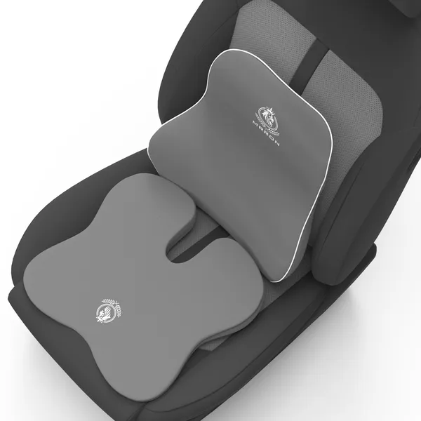MRRON_Memory_Foam_Car_Seat_Cushion_Combo_–_Backrest,_Seat_Cushion_&_Neckrest_for_Tailbone,_Sciatica_&_Back_Pain_Relief_–_Orthopedic_Support_for_Driving,_Office_Chair.