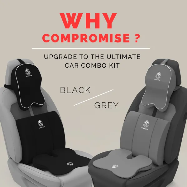 MRRON_Memory_Foam_Car_Seat_Cushion_Combo_–_Backrest,_Seat_Cushion_&_Neckrest_for_Tailbone,_Sciatica_&_Back_Pain_Relief_–_Orthopedic_Support_for_Driving,_Office_Chair.