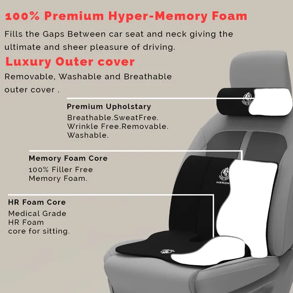 MRRON_Memory_Foam_Car_Seat_Cushion_Combo_–_Backrest,_Seat_Cushion_&_Neckrest_for_Tailbone,_Sciatica_&_Back_Pain_Relief_–_Orthopedic_Support_for_Driving,_Office_Chair.