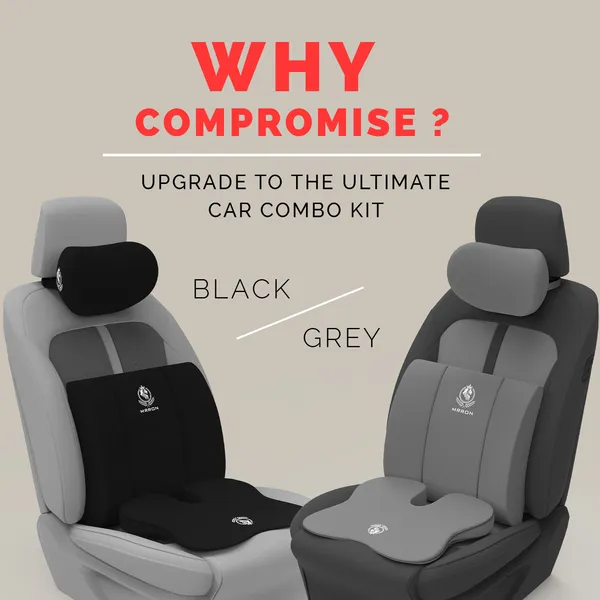 MRRON_Memory_Foam_Car_Seat_Cushion_Combo_–_Backrest,_Seat_Cushion_&_Neckrest_for_Tailbone,_Sciatica_&_Back_Pain_Relief_–_Orthopedic_Support_for_Driving,_Office_Chair.