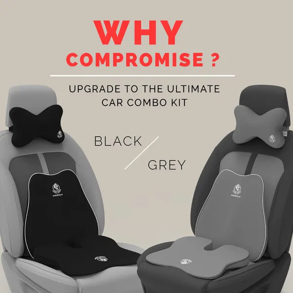 MRRON_Memory_Foam_Car_Seat_Cushion_Combo_–_Backrest,_Seat_Cushion_&_Neckrest_for_Tailbone,_Sciatica_&_Back_Pain_Relief_–_Orthopedic_Support_for_Driving,_Office_Chair.
