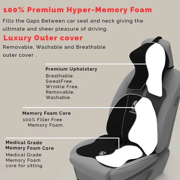 MRRON_Memory_Foam_Car_Seat_Cushion_Combo_–_Backrest,_Seat_Cushion_&_Neckrest_for_Tailbone,_Sciatica_&_Back_Pain_Relief_–_Orthopedic_Support_for_Driving,_Office_Chair.