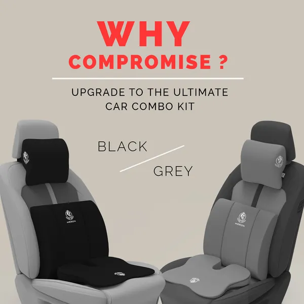 MRRON_Memory_Foam_Car_Seat_Cushion_Combo_–_Backrest,_Seat_Cushion_&_Neckrest_for_Tailbone,_Sciatica_&_Back_Pain_Relief_–_Orthopedic_Support_for_Driving,_Office_Chair.