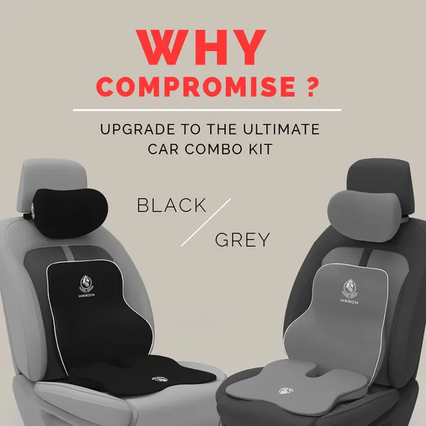 MRRON_Memory_Foam_Car_Seat_Cushion_Combo_–_Backrest,_Seat_Cushion_&_Neckrest_for_Tailbone,_Sciatica_&_Back_Pain_Relief_–_Orthopedic_Support_for_Driving,_Office_Chair.