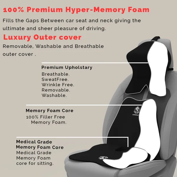 MRRON_Memory_Foam_Car_Seat_Cushion_Combo_–_Backrest,_Seat_Cushion_&_Neckrest_for_Tailbone,_Sciatica_&_Back_Pain_Relief_–_Orthopedic_Support_for_Driving,_Office_Chair.