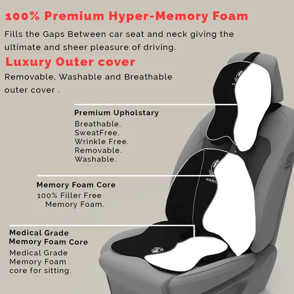 MRRON_Memory_Foam_Car_Seat_Cushion_Combo_–_Backrest,_Seat_Cushion_&_Neckrest_for_Tailbone,_Sciatica_&_Back_Pain_Relief_–_Orthopedic_Support_for_Driving,_Office_Chair.