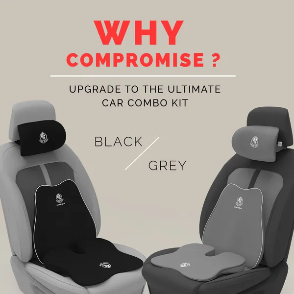 MRRON_Memory_Foam_Car_Seat_Cushion_Combo_–_Backrest,_Seat_Cushion_&_Neckrest_for_Tailbone,_Sciatica_&_Back_Pain_Relief_–_Orthopedic_Support_for_Driving,_Office_Chair.