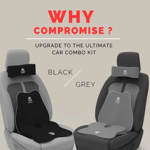 MRRON_Memory_Foam_Car_Seat_Cushion_Combo_–_Backrest,_Seat_Cushion_&_Neckrest_for_Tailbone,_Sciatica_&_Back_Pain_Relief_–_Orthopedic_Support_for_Driving,_Office_Chair.