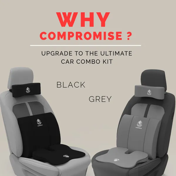 MRRON_Memory_Foam_Car_Seat_Cushion_Combo_–_Backrest,_Seat_Cushion_&_Neckrest_for_Tailbone,_Sciatica_&_Back_Pain_Relief_–_Orthopedic_Support_for_Driving,_Office_Chair.