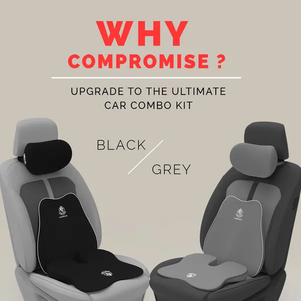 MRRON_Memory_Foam_Car_Seat_Cushion_Combo_–_Backrest,_Seat_Cushion_&_Neckrest_for_Tailbone,_Sciatica_&_Back_Pain_Relief_–_Orthopedic_Support_for_Driving,_Office_Chair.
