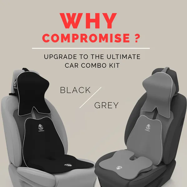 MRRON_Memory_Foam_Car_Seat_Cushion_Combo_–_Backrest,_Seat_Cushion_&_Neckrest_for_Tailbone,_Sciatica_&_Back_Pain_Relief_–_Orthopedic_Support_for_Driving,_Office_Chair.