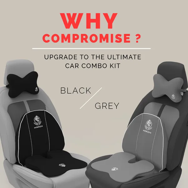 MRRON_Memory_Foam_Car_Seat_Cushion_Combo_–_Backrest,_Seat_Cushion_&_Neckrest_for_Tailbone,_Sciatica_&_Back_Pain_Relief_–_Orthopedic_Support_for_Driving,_Office_Chair.