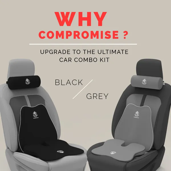 MRRON_Memory_Foam_Car_Seat_Cushion_Combo_–_Backrest,_Seat_Cushion_&_Neckrest_for_Tailbone,_Sciatica_&_Back_Pain_Relief_–_Orthopedic_Support_for_Driving,_Office_Chair.