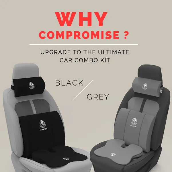 MRRON_Memory_Foam_Car_Seat_Cushion_Combo_–_Backrest,_Seat_Cushion_&_Neckrest_for_Tailbone,_Sciatica_&_Back_Pain_Relief_–_Orthopedic_Support_for_Driving,_Office_Chair.