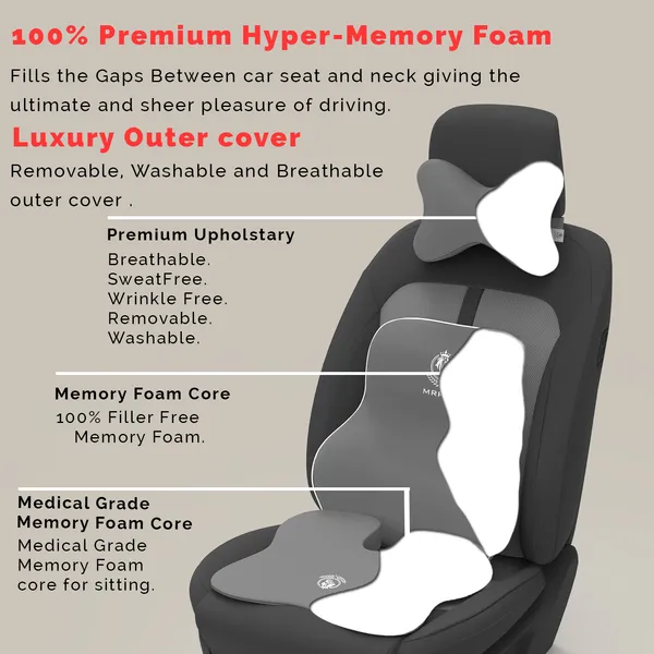 MRRON_Memory_Foam_Car_Seat_Cushion_Combo_–_Backrest,_Seat_Cushion_&_Neckrest_for_Tailbone,_Sciatica_&_Back_Pain_Relief_–_Orthopedic_Support_for_Driving,_Office_Chair.