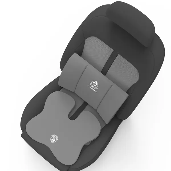 MRRON_Memory_Foam_Car_Seat_Cushion_Combo_–_Backrest,_Seat_Cushion_for_Tailbone,_Sciatica_&_Back_Pain_Relief_–_Orthopedic_Support_for_Driving,_Office_Chair.