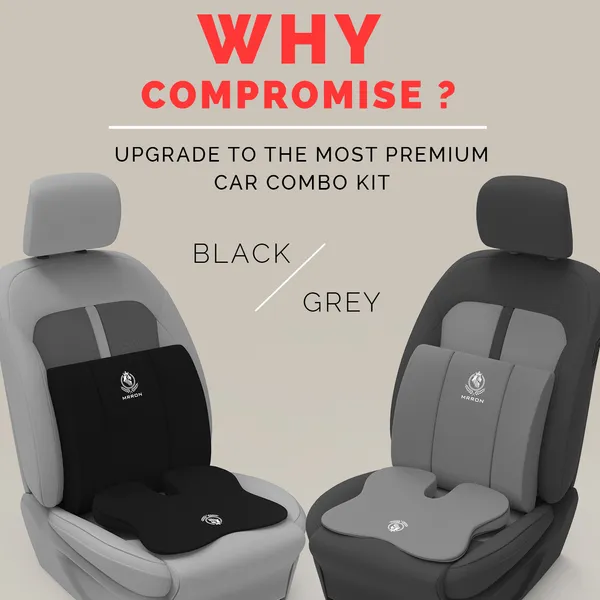 MRRON_Memory_Foam_Car_Seat_Cushion_Combo_–_Backrest,_Seat_Cushion_for_Tailbone,_Sciatica_&_Back_Pain_Relief_–_Orthopedic_Support_for_Driving,_Office_Chair.