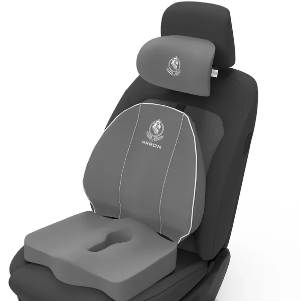 MRRON_Mivi_Neck_rest__Cruz_Back_Support_or_Coccxy_Orthopaedic_Cushion_for_Long_Sitting_Universal_fit_with_Ergonomic_Design_Made_by_High_Density_Memory_Foam_Used_for_Car_or_Office_Chairs.