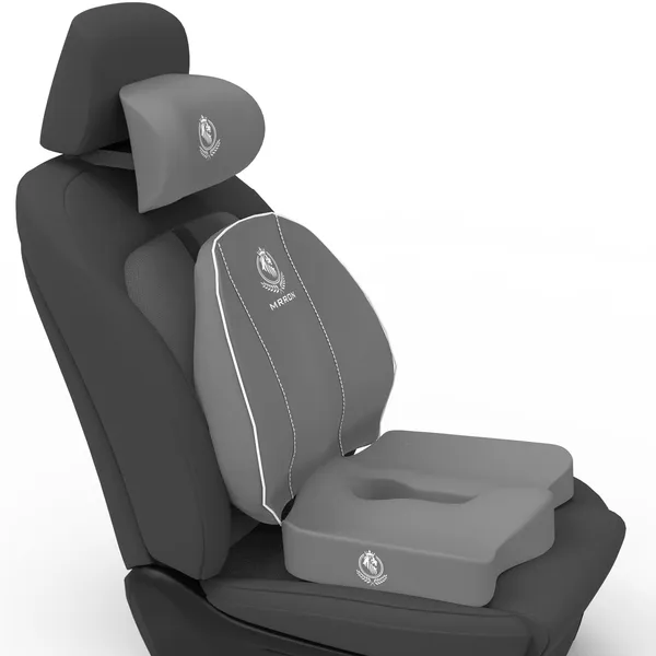 MRRON_Mivi_Neck_rest__Cruz_Back_Support_or_Coccxy_Orthopaedic_Cushion_for_Long_Sitting_Universal_fit_with_Ergonomic_Design_Made_by_High_Density_Memory_Foam_Used_for_Car_or_Office_Chairs.