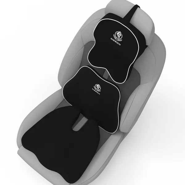 MRRON_Supreme_Neckrest_Slim_Back_Support_or_Coccxypro_Orthopaedic_Cushion_for_Long_Sitting_Universal_fit_with_Ergonomic_Design_Made_by_High_Density_Memory_Foam_Used_for_Car_or_Office_Chairs.