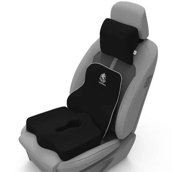 MRRON_Velar_Neck_rest__Exempohlar_Back_Support_or_Coccxy_Orthopaedic_Cushion_for_Long_Sitting_Universal_fit_with_Ergonomic_Design_Made_by_High_Density_Memory_Foam_Used_for_Car_or_Office_Chairs.