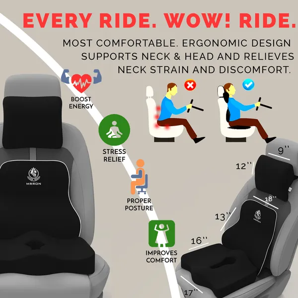 MRRON_Velar_Neck_rest__Exempohlar_Back_Support_or_Coccxy_Orthopaedic_Cushion_for_Long_Sitting_Universal_fit_with_Ergonomic_Design_Made_by_High_Density_Memory_Foam_Used_for_Car_or_Office_Chairs.