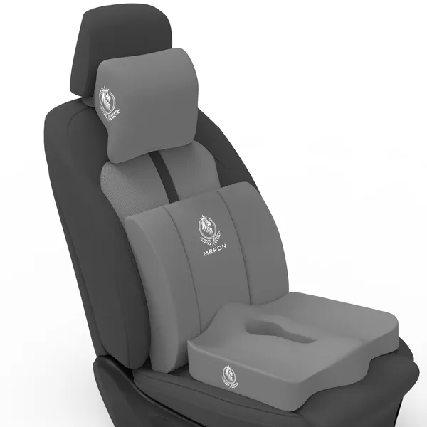 MRRON_Velar_Neck_rest__Lumber_Back_Support_or_Coccxy_Orthopaedic_Cushion_for_Long_Sitting_Universal_fit_with_Ergonomic_Design_Made_by_High_Density_Memory_Foam_Used_for_Car_or_Office_Chairs.