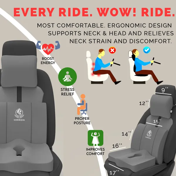 MRRON_Velar_Neck_rest__Lumber_Back_Support_or_Coccxy_Orthopaedic_Cushion_for_Long_Sitting_Universal_fit_with_Ergonomic_Design_Made_by_High_Density_Memory_Foam_Used_for_Car_or_Office_Chairs.
