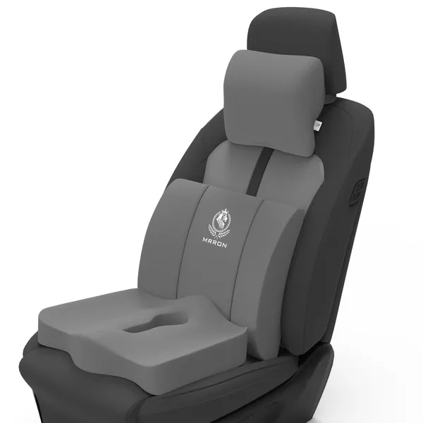 MRRON_Velar_Neck_rest__Lumber_Back_Support_or_Coccxy_Orthopaedic_Cushion_for_Long_Sitting_Universal_fit_with_Ergonomic_Design_Made_by_High_Density_Memory_Foam_Used_for_Car_or_Office_Chairs.