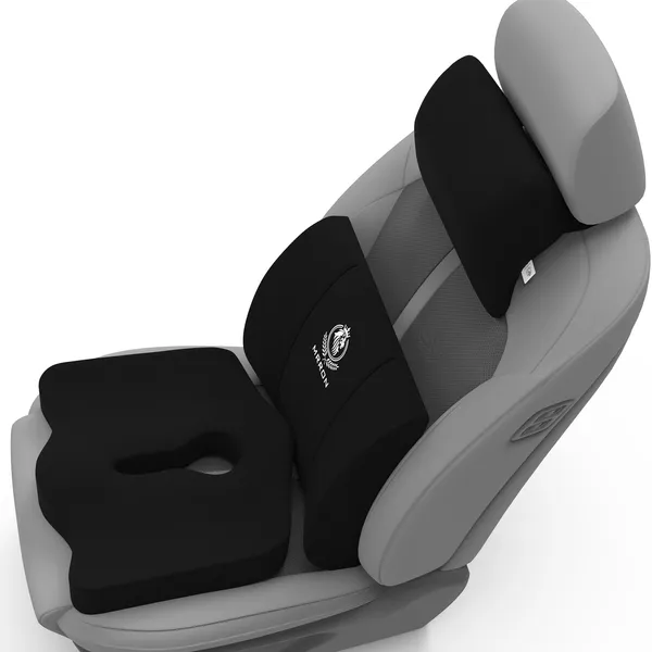 MRRON_Velar_Neck_rest__Lumber_Back_Support_or_Coccxy_Orthopaedic_Cushion_for_Long_Sitting_Universal_fit_with_Ergonomic_Design_Made_by_High_Density_Memory_Foam_Used_for_Car_or_Office_Chairs.