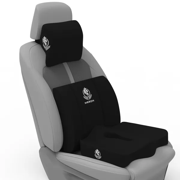 MRRON_Velar_Neck_rest__Lumber_Back_Support_or_Coccxy_Orthopaedic_Cushion_for_Long_Sitting_Universal_fit_with_Ergonomic_Design_Made_by_High_Density_Memory_Foam_Used_for_Car_or_Office_Chairs.