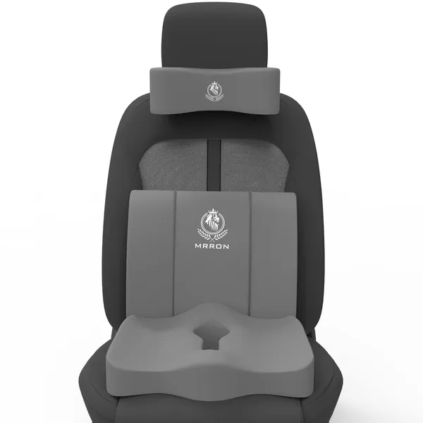 MRRON__Breeze_Neck_rest_Lumber_Back_Support_or_Coccxy_Orthopaedic_Cushion_for_Long_Sitting_Universal_fit_with_Ergonomic_Design_Made_by_High_Density_Memory_Foam_Used_for_Car_or_Office_Chairs.
