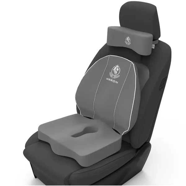 MRRON__Breeze_Neck_rest__Cruz_Back_Support_or_Coccxy_Orthopaedic_Cushion_for_Long_Sitting_Universal_fit_with_Ergonomic_Design_Made_by_High_Density_Memory_Foam_Used_for_Car_or_Office_Chairs.