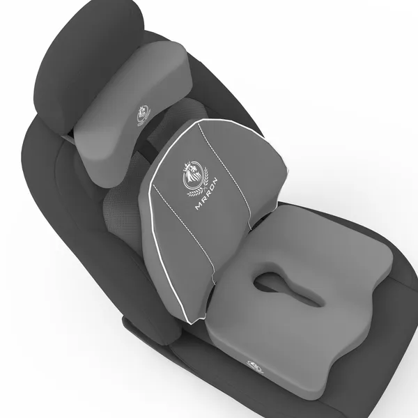 MRRON__Breeze_Neck_rest__Cruz_Back_Support_or_Coccxy_Orthopaedic_Cushion_for_Long_Sitting_Universal_fit_with_Ergonomic_Design_Made_by_High_Density_Memory_Foam_Used_for_Car_or_Office_Chairs.