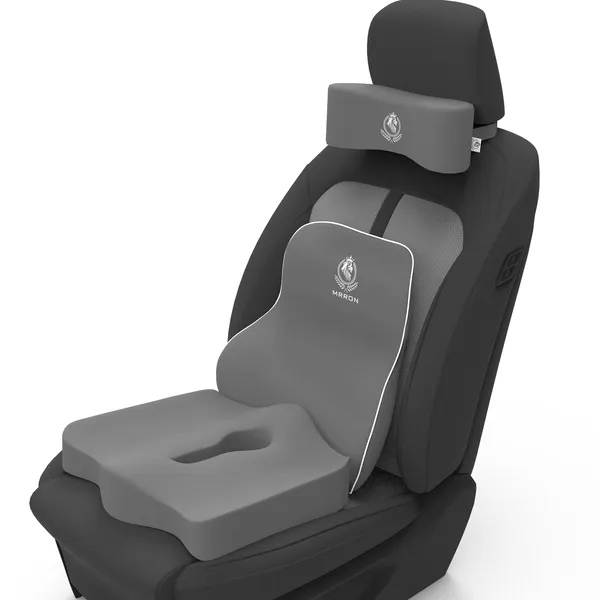 MRRON__Breeze_Neck_rest__Exemphlar_Back_Support_or_Coccxy_Orthopaedic_Cushion_for_Long_Sitting_Universal_fit_with_Ergonomic_Design_Made_by_High_Density_Memory_Foam_Used_for_Car_or_Office_Chairs.