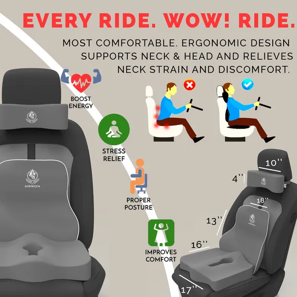 MRRON__Breeze_Neck_rest__Exemphlar_Back_Support_or_Coccxy_Orthopaedic_Cushion_for_Long_Sitting_Universal_fit_with_Ergonomic_Design_Made_by_High_Density_Memory_Foam_Used_for_Car_or_Office_Chairs.