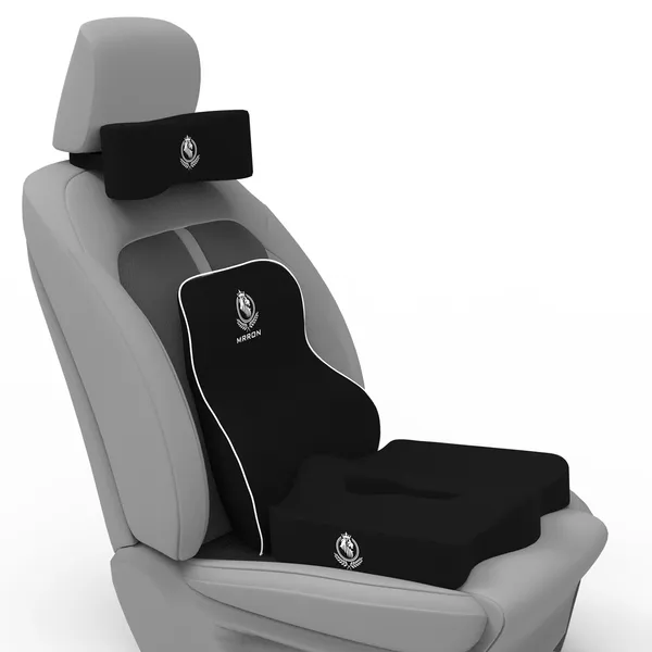 MRRON__Breeze_Neck_rest__Exemphlar_Back_Support_or_Coccxy_Orthopaedic_Cushion_for_Long_Sitting_Universal_fit_with_Ergonomic_Design_Made_by_High_Density_Memory_Foam_Used_for_Car_or_Office_Chairs.