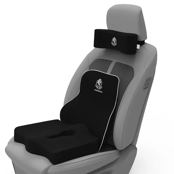 MRRON__Breeze_Neck_rest__Exemphlar_Back_Support_or_Coccxy_Orthopaedic_Cushion_for_Long_Sitting_Universal_fit_with_Ergonomic_Design_Made_by_High_Density_Memory_Foam_Used_for_Car_or_Office_Chairs.