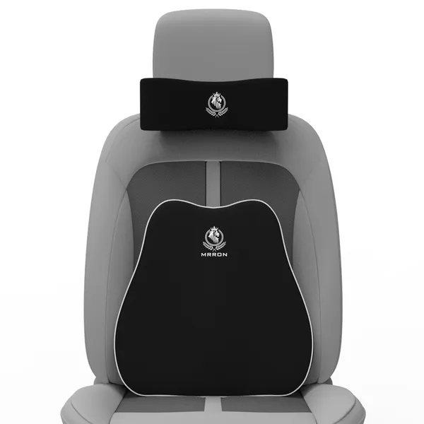 MRRON_Back_Support_Neck_Rest_for_Chair_&_Car_Seat,_Orthopaedic_Lumbar_Support_Memory_Foam_Backrest_Cushion_Designed_for_Back_Pain_Relief_Pillow_for_Comfortable_Sitting