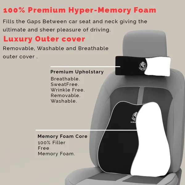 MRRON_Back_Support_Neck_Rest_for_Chair_&_Car_Seat,_Orthopaedic_Lumbar_Support_Memory_Foam_Backrest_Cushion_Designed_for_Back_Pain_Relief_Pillow_for_Comfortable_Sitting