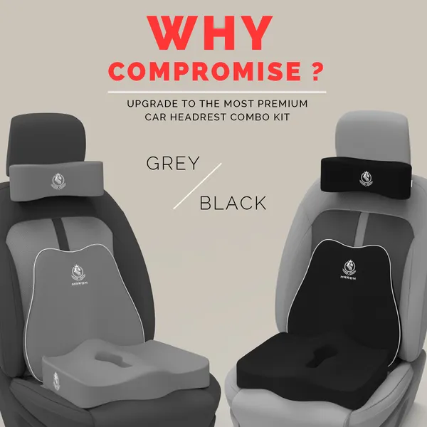 MRRON_Memory_Foam_Car_Seat_Cushion_Set_�_Lumbar_Back_Support,_Coccyx_Seat_Pad_&_Neck_Pillow_�_Ergonomic_Pain_Relief_for_Back,_Tailbone,_Sciatica_�_Ideal_for_Driving,_Office_&_Travel.