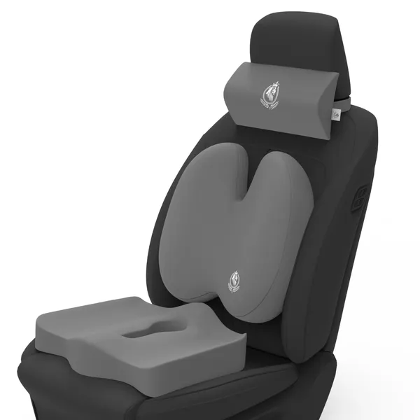 Neckrest_Lumber_Back_Support_Or_Coccyx_Orthopaedic_Cushion_For_Long_Sitting_Universal_Fit_With_Ergonomic_Design_Made_By_High_Density_Memory_Foam_Used_For_Car_Or_Office_Chairs.