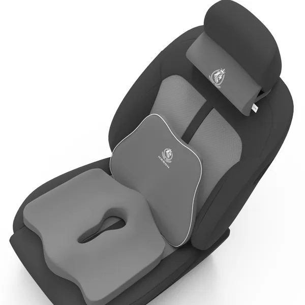 MRRON_Memory_Foam_Car_Seat_Cushion_Set_�_Lumbar_Back_Support,_Coccyx_Seat_Pad_&_Neck_Pillow_�_Ergonomic_Pain_Relief_for_Back,_Tailbone,_Sciatica_�_Ideal_for_Driving,_Office_&_Travel.