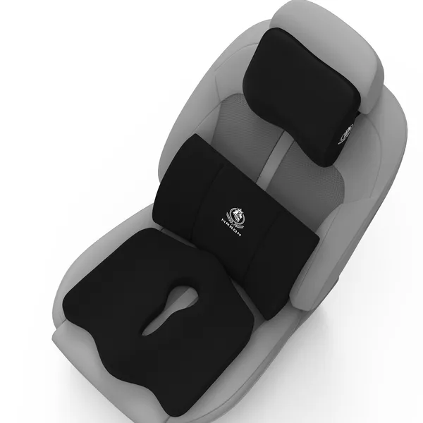 MRRON_Neckpro_Neckrest_Lumber_Back_Support_or_Coccyx_Orthopaedic_Cushion_for_Long_Sitting_Universal_fit_with_Ergonomic_Design_Made_by_High_Density_Memory_Foam_Used_for_Car_or_Office_Chairs.