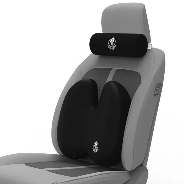 Neckrest_Back_Support_Or_Coccyx_Orthopaedic_Cushion_For_Long_Sitting_Universal_Fit_With_Ergonomic_Design_Made_By_High_Density_Memory_Foam_Used_For_Car_Or_Office_Chairs.