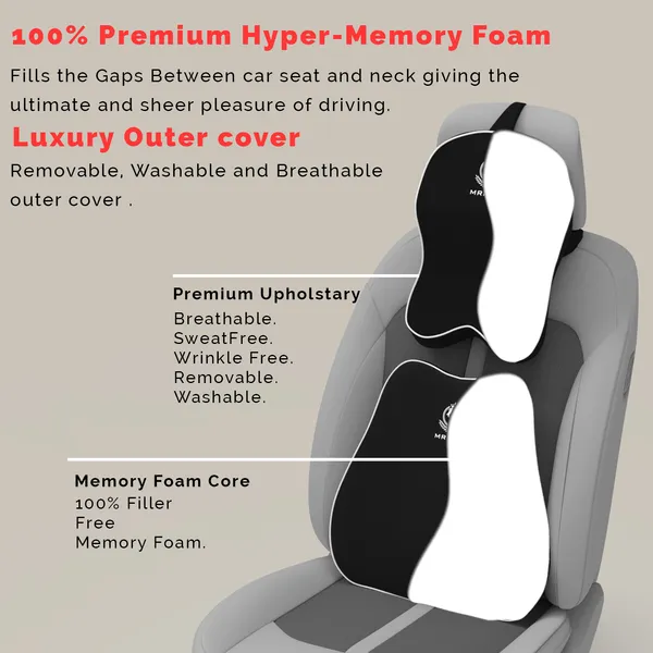 MRRON_Back_Support_Neck_Rest_for_Chair_&_Car_Seat,_Orthopaedic_Lumbar_Support_Memory_Foam_Backrest_Cushion_Designed_for_Back_Pain_Relief_Pillow_for_Comfortable_Sitting